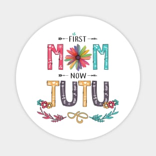 First Mom Now Tutu Wildflowers Happy Mothers Day Magnet